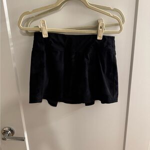 lululemon athletica Black camo pace rival skirt